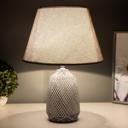 Table lamp "Medea" MIX E27 40W gray 24x24x38 cm Risalux-2