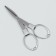 Scissors manicure, folding, 10.5 cm, silver color