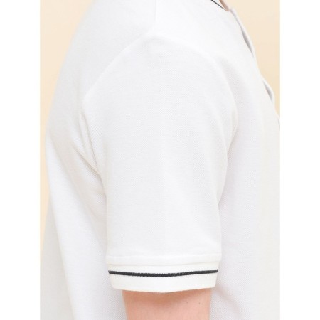 Henley T -shirt for Pelican boy, height 134 cm, milk color-4