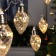 Garland “thread” 3 m with nozzles “bumps of cones”, ip20, transparent thread, 80 LED, glow warm white, 8 modes, 220 V
