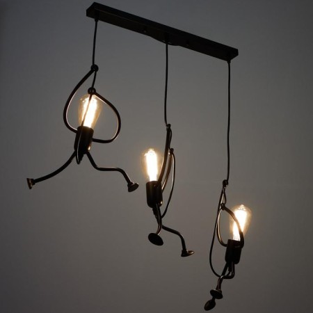 Lamp Bayerlux 1949/3 E27 40W Black-2