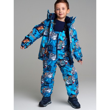 Winter kit for the boy PlayTode: jacket and semi -combineson, height 122 cm-2
