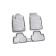 Rugs in the Mitsubishi L-200 200 2D 2010-2015 salon, 4 pcs. (polyurethane)