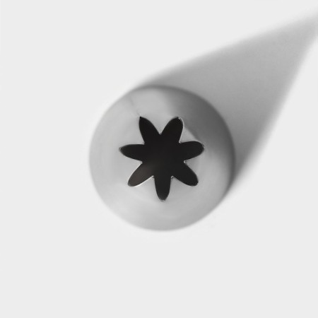 Konfinett Konfinett Nazadka “Closed Star”, D = 3 cm, Exit 0.6 cm, stainless steel-1