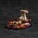 Souvenir "Snake of Cobra", small, brass, amber