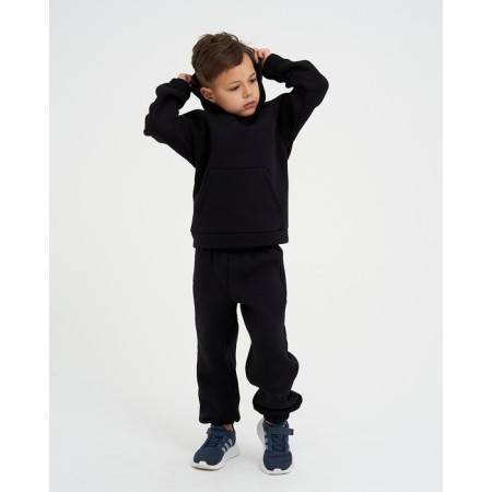 Children's costume with the basis (sweatshirt, trousers) KAFTAN "Basic Line" R.34 (122-128), black-4
