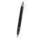 Gift handles, 2 pieces, in the leatherette case (feathers and ball), PB IM, black/silver