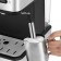 Coffee machine KitFort KT-7233, Rozhkova, 950 W, 1.5 l, cappuccino, black-silver-silver