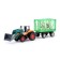 Tractor inertial "Farmer", with trailer and animals, mix