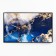 Carty clock is wall-mounted, interior "marble", smooth move, 57 x 35 x 4 cm