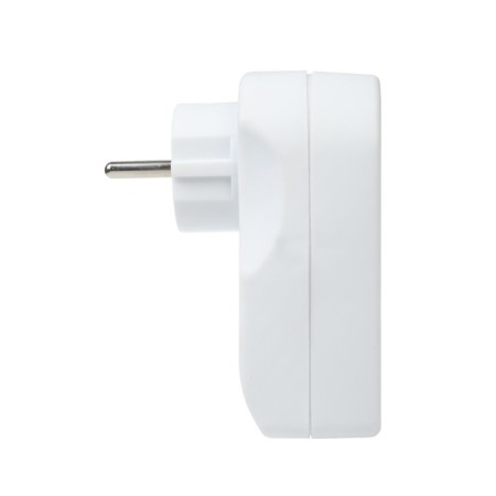 Adapter 1 Nest + 2 USB port on the European fork s/h 16a 230v 3680W ip20 white 27418 6,-4