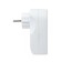 Adapter 1 Nest + 2 USB port on the European fork s/h 16a 230v 3680W ip20 white 27418 6,