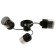 Estel chandelier 3he27 40W black-chromium 60x60x23 cm Bayerlux