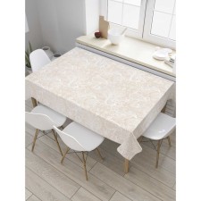 The tablecloth “Ghostly waves”, rectangular, Saten, size 120x145 cm