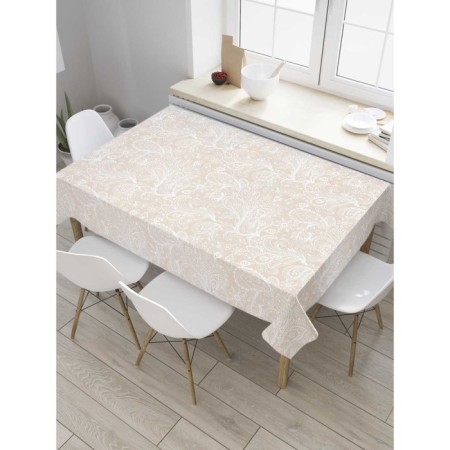 The tablecloth “Ghostly waves”, rectangular, Saten, size 120x145 cm