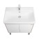 Tumbling under the Aquaton sink Scandil Doors, 70 cm, white gloss color, oak Verona