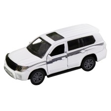 Машинка инерционная Funky Toys «Внедорожник», с открывающимися дверьми, цвет белый