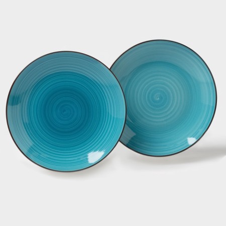 Set of dishes "Breeze" 6 before: 2 circles, 2 salad bowls, 2 plates-2