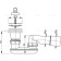 Siphon for the pallet ALCAPLAST A461-50, with a drain hole D = 50 mm, with a water plant