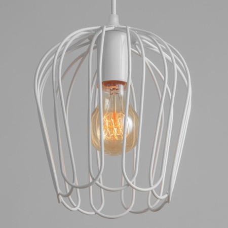 Lamp Bayerlux "Flower" 1x40W E27 white 18x18x100 cm.-2