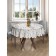 Photo scatter round, size 150x150 cm, Saten