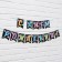 Garland "Happy Birthday", length 215 cm