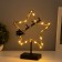 Lamp "New Year's sleigh" LED 3HAAA Black 7x25x33cm