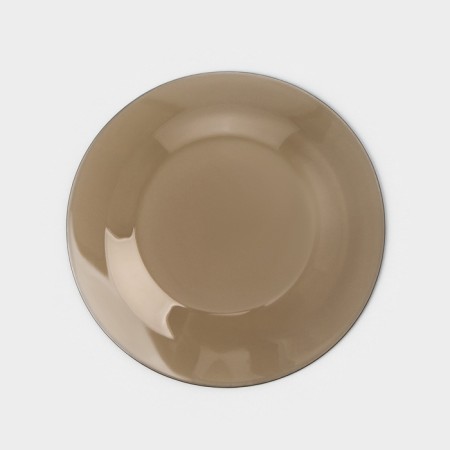 Dessert glass “Warxshop Brows”, d = 20 cm, brown color-3
