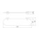 IDDIS SENA SensSG0i44 shelf, matte glass, glossy chromium color