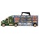 Auto -Vorot Case Givito Militari, with cars, with tunnel, green color, 54 cm