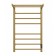 Electric towel "Dvin" FS Plaza Neo, 800x500 mm, dimmer, golden matte