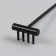 Decor "Robbeks for Zen Gardens" Black 2.5x14.5x3.5 cm