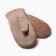 Women's mittens for claim Minaku 25 cm beige
