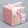 Gift folding box, packaging, “from March 8”, 12 x 12 x 12 cm