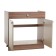 Floor cabinet for sink 800x420x810 ash -dark ash -dark/light