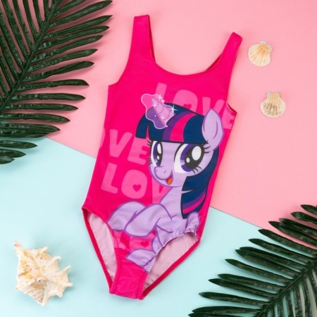 Children's swimsuit "Love", my little pony, height 98-104 (30), pink-6