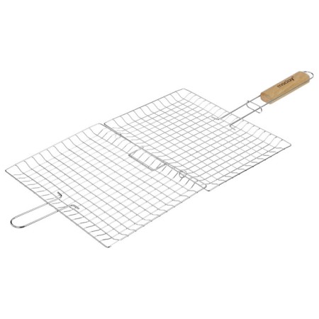 Ground grill Universal Maclay, 22x30 cm, chrome steel, for barbecue-9