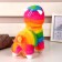 Soft toy "Lama", 25 cm, rainbow color