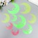 Sticker phosphorus plastic "months" set 9 pcs MIX 17x12 cm