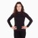 Female thermal underwear (jumper, leggings), black/red color, size 54