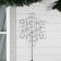 LED figure "Snowflake", 54 cm, Duralight, 120 LED, 220 V, flicker, glow of blue/white