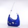 Youth bag with a zipper, blue color