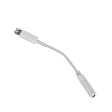 Luazon adapter, with Lightning on Jack 3.5, music + headset, from iOS 10.3, white-2