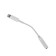 Luazon adapter, with Lightning on Jack 3.5, music + headset, from iOS 10.3, white