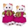 Soft toy "Lee in the fur sundress", 27 cm