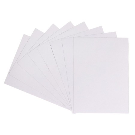 White cardboard A4, 8 sheets of Kalyak-Malyak, Non-Military-1