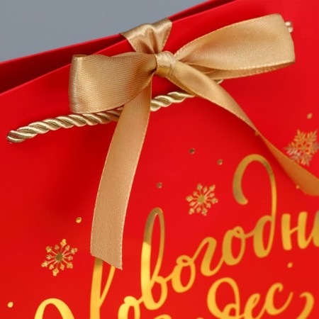 Gift package "Miracles near", 26 x 25 x 11 cm, New Year-4