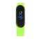 Watches electronic watches, silicone strap, green
