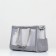 An animal carrier bag with a sliding window, 24 x 25 x 41 cm, gray