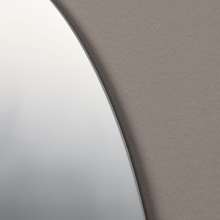 Wall mirror, interior, mirror stickers, decor on the wall, panel 25 x 40 cm-2